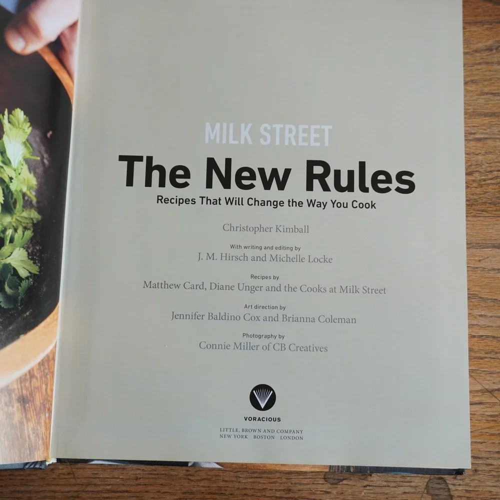Milk Street The New Rules Cookbook Christopher Kimball Hardcover First Edition